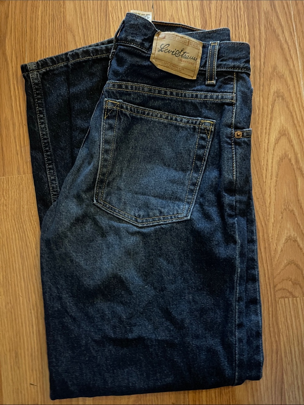 Levi's Women's Dark Indigo Straight Leg Jeans